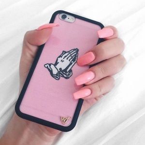 wildflower legend // prayer hands iphone 6 case